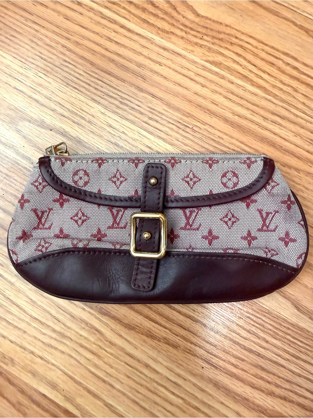 Louis Vuitton Bordeaux
Burgundy Monogram Mini
Lin Anne Sophie Pochette
Pouch